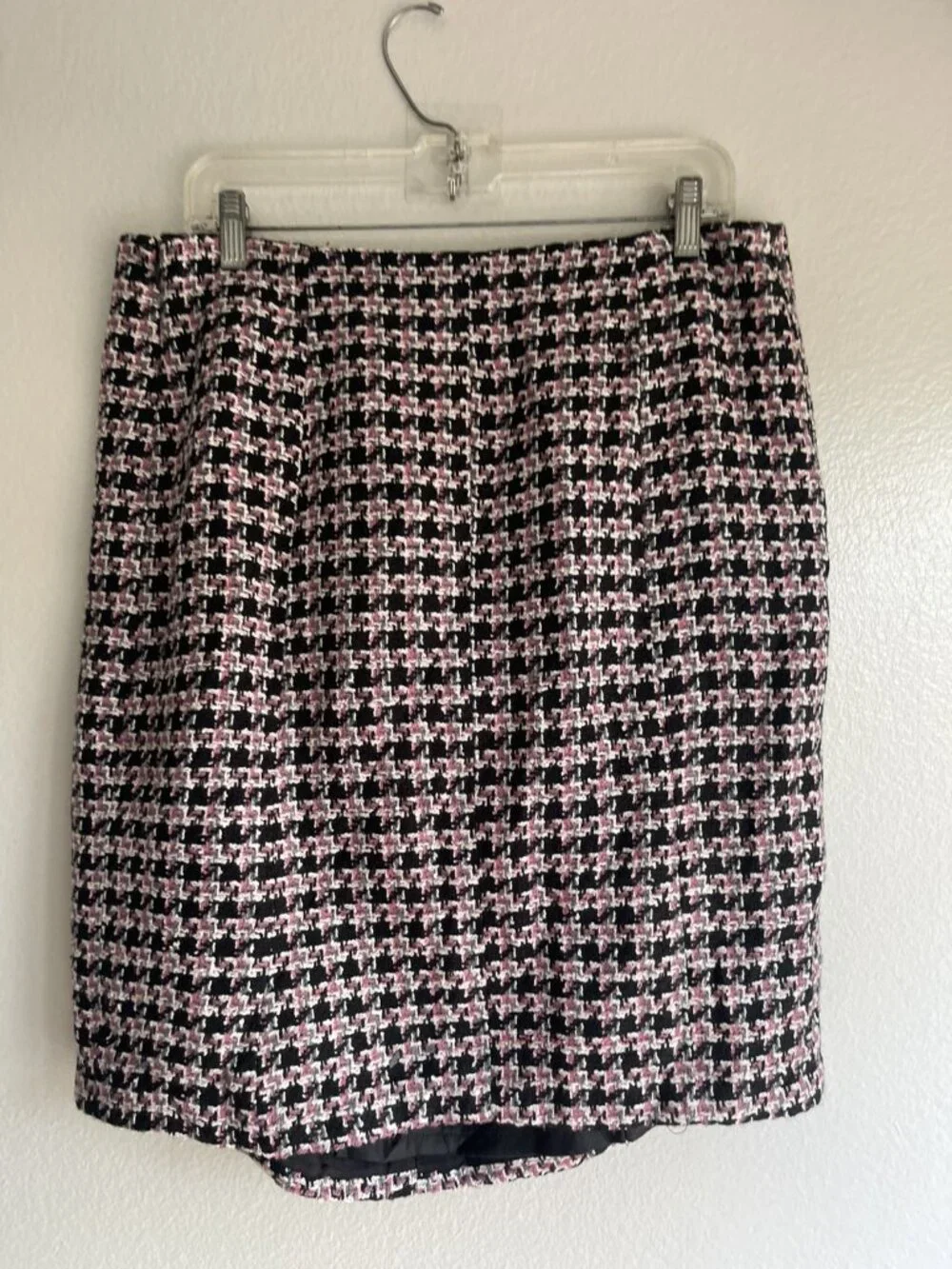 Uniform John Paul Richard Acrylic Skirt Womens 10 Pink Paisley Midi Boho Vintage